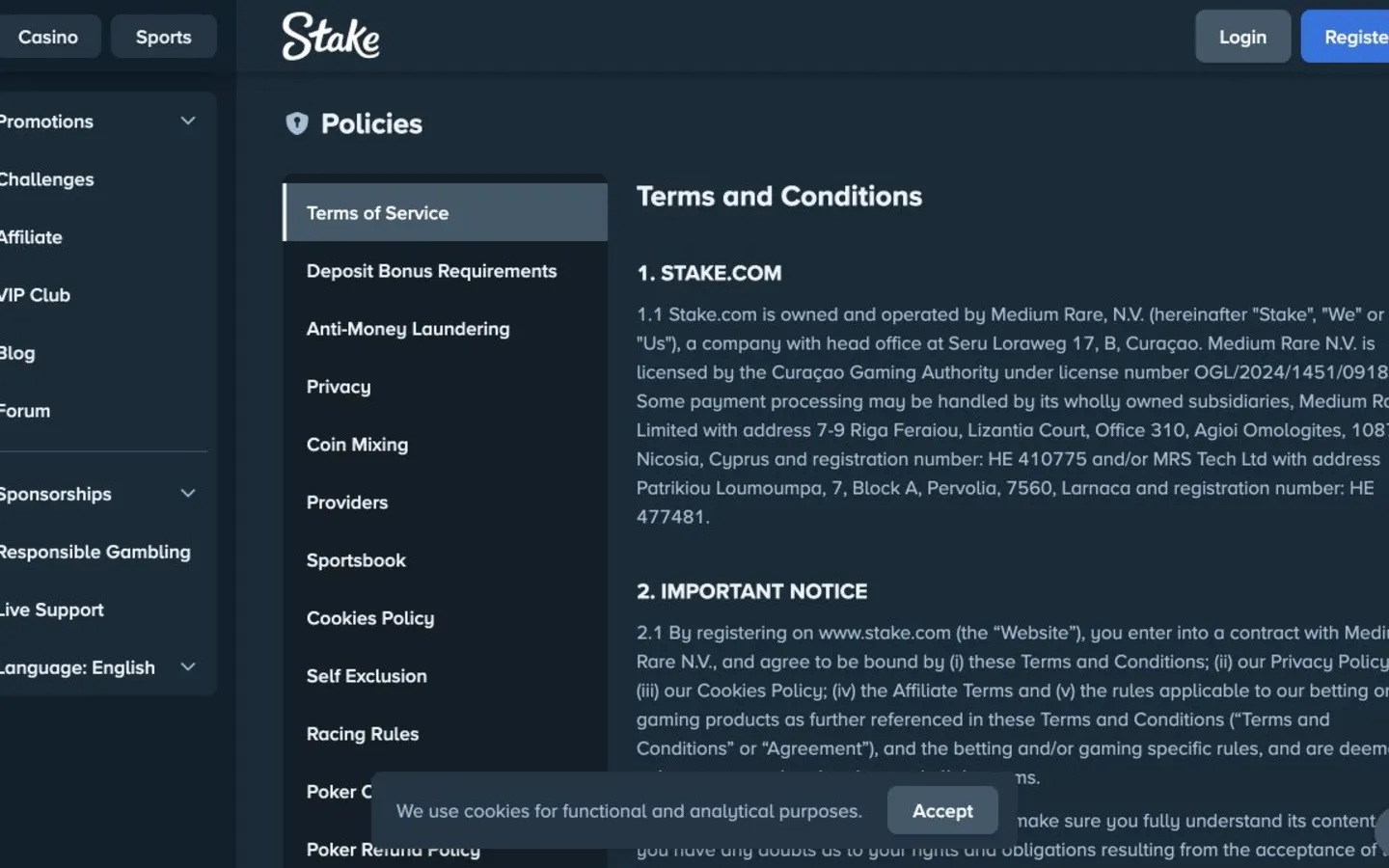 Stake casino brugerflade som udgangspunkt for alternativer